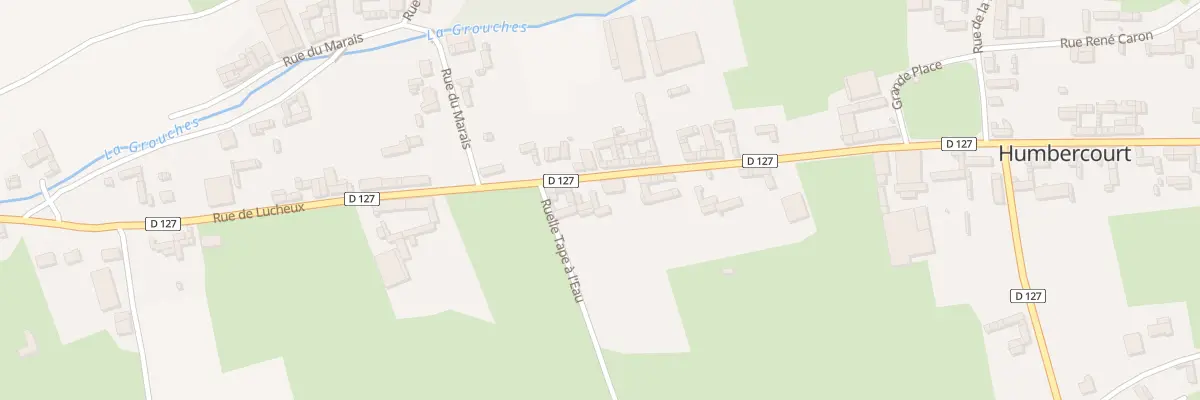 Plan du 10 Rue de Lucheux à Humbercourt