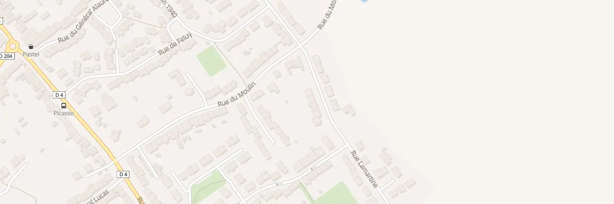 Plan du 4 Rue de Lamartine à Téteghem-Coudekerque-Village