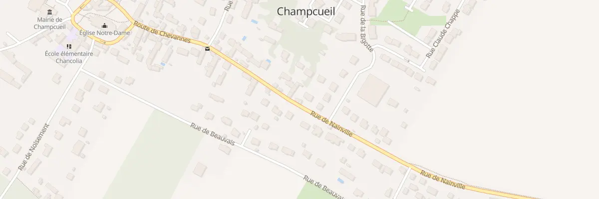 Plan du 11C Rue de Nainville à Champcueil