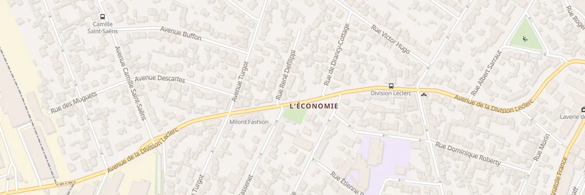 Plan du 100 Av De La Division Leclerc à Drancy