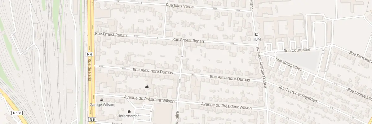 Plan du 56 Rue Voltaire à Villeneuve-Saint-Georges
