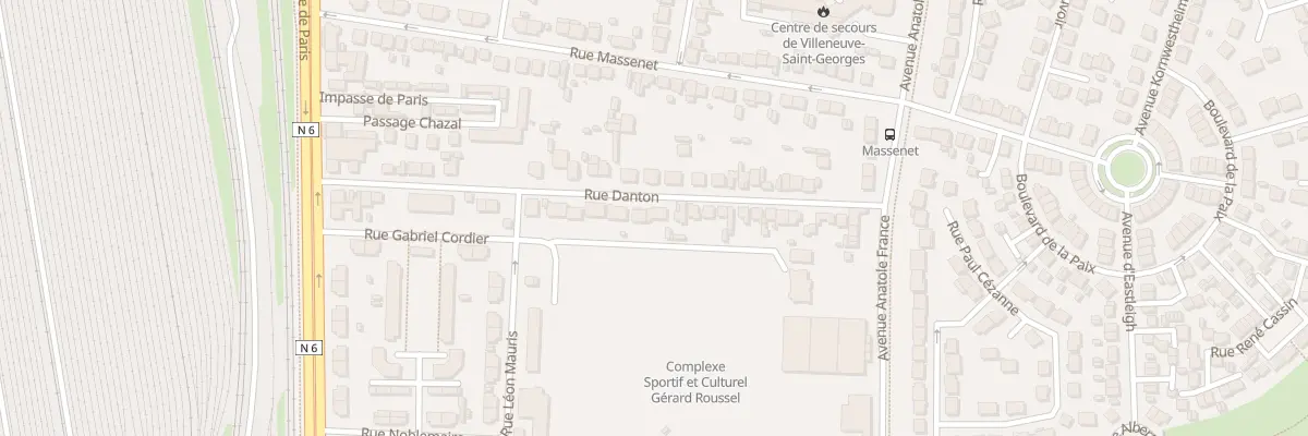 Plan du 38 Rue Danton à Villeneuve-Saint-Georges