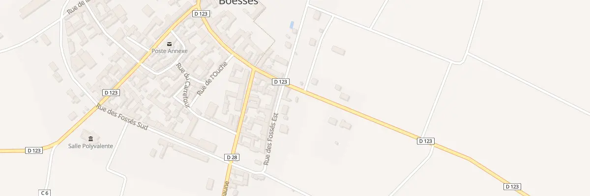 Plan du 28 Rue de Bourgogne à Boësses