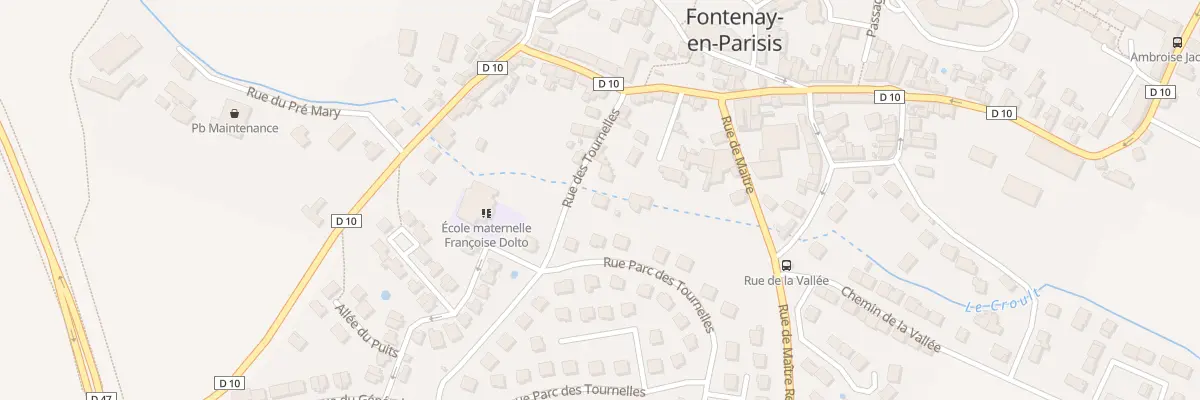 Plan du 7T Rue des Tournelles à Fontenay-en-Parisis