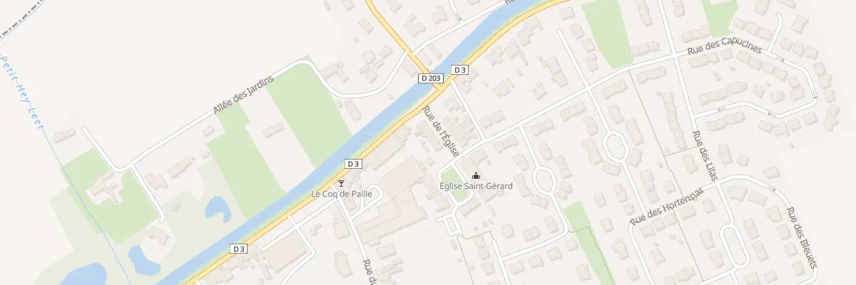 Plan du 7 Rue de l’Eglise à Hoymille