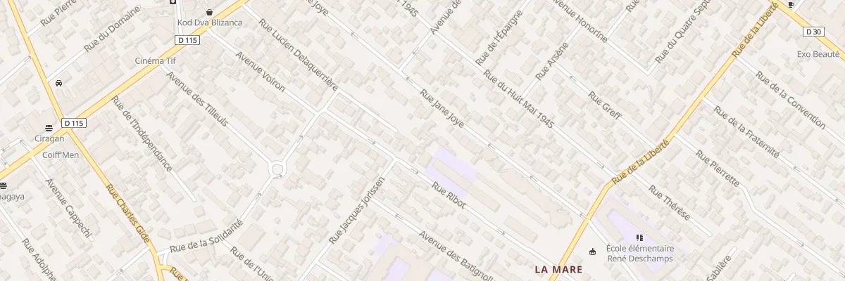Plan du 10 Imp Des Poiriers à Drancy