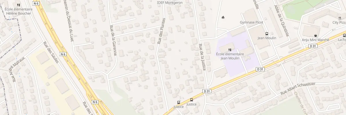 Plan du 105 Rue des Plantes à Montgeron