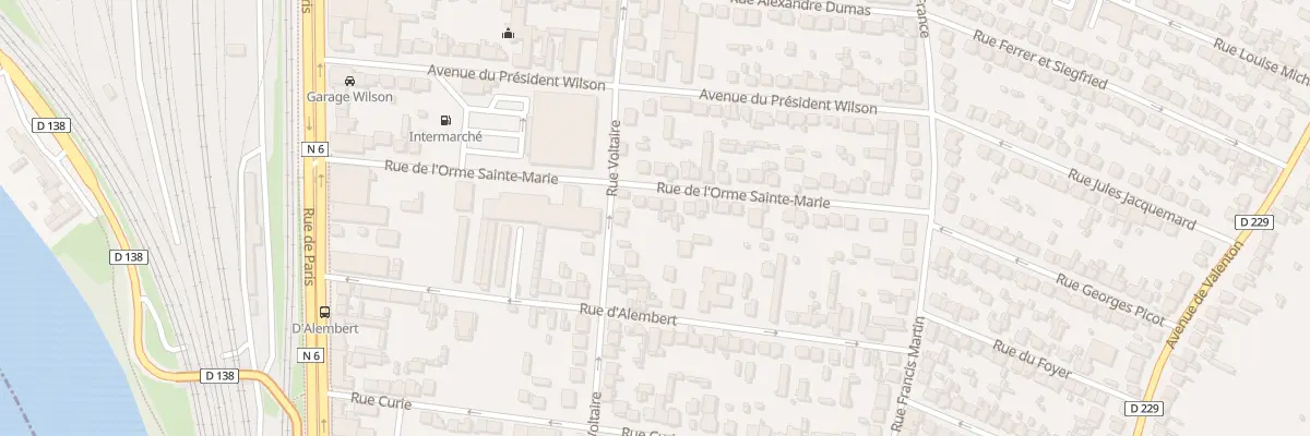 Plan du 14 Rue de l’Orme Sainte Marie à Villeneuve-Saint-Georges
