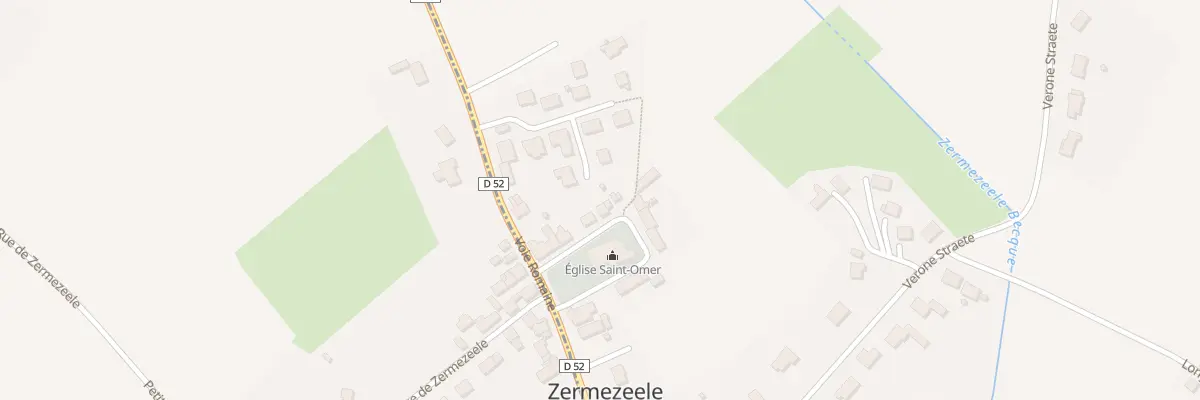 Plan du 130 Rue Contour de l’Eglise à Zermezeele