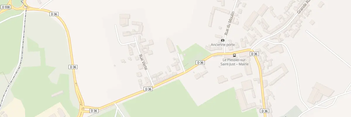 Plan du 225 Rue de Compiègne au Plessier-sur-Saint-Just