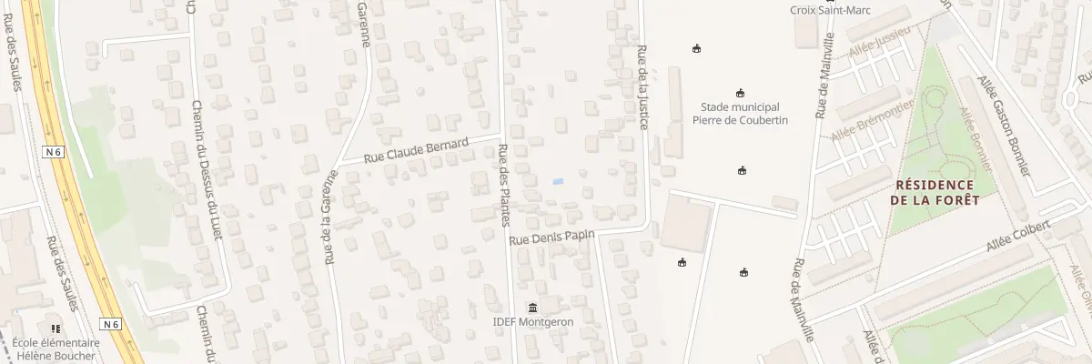 Plan du 65 Rue des Plantes à Montgeron