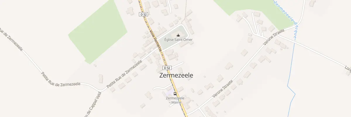 Plan du 1050 Rue Voie Romaine à Zermezeele
