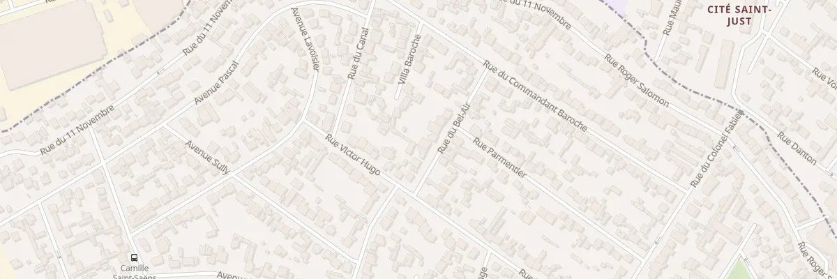 Plan du 13 Rue Du Bel-Air à Drancy