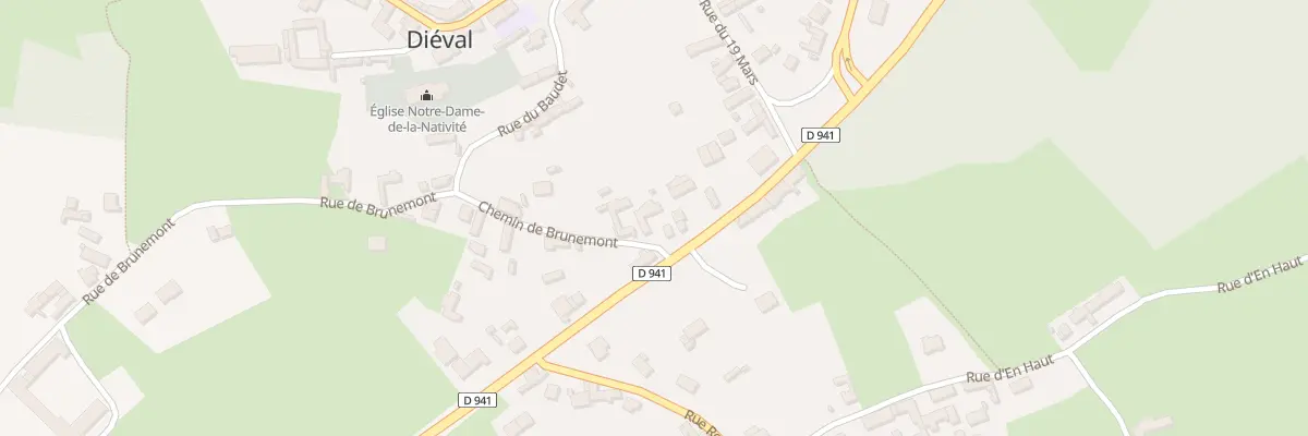 Plan du 10 Rue de Brunemont à Diéval