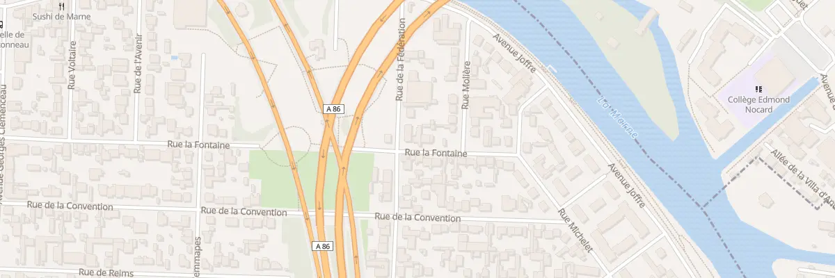 Plan du 53 Rue la Fontaine à Maisons-Alfort