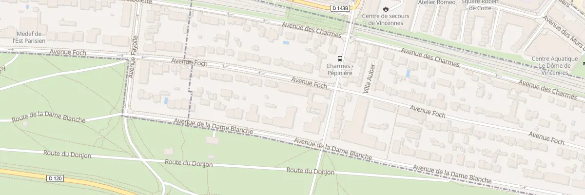 Plan du 111 Av Foch à Fontenay-sous-Bois