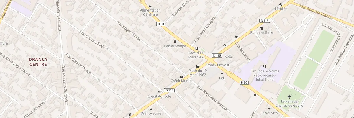 Plan du 73 Rue Roger Gibrat à Drancy