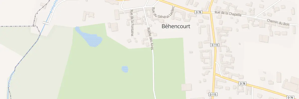 Plan du 5199 Rle des Aires à Béhencourt