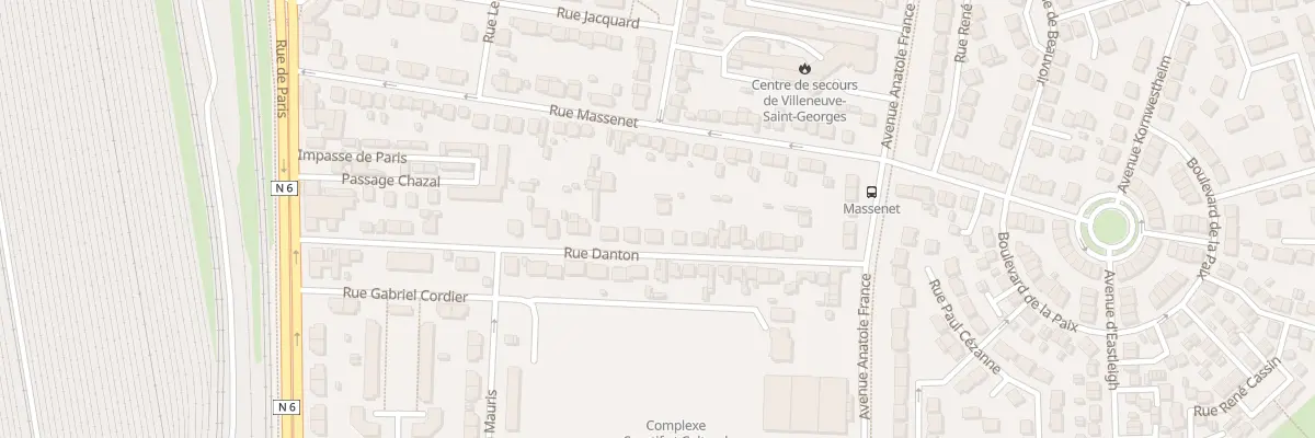 Plan du 35 Rue Danton à Villeneuve-Saint-Georges
