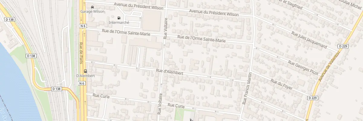 Plan du 19 Rue d’Alembert à Villeneuve-Saint-Georges