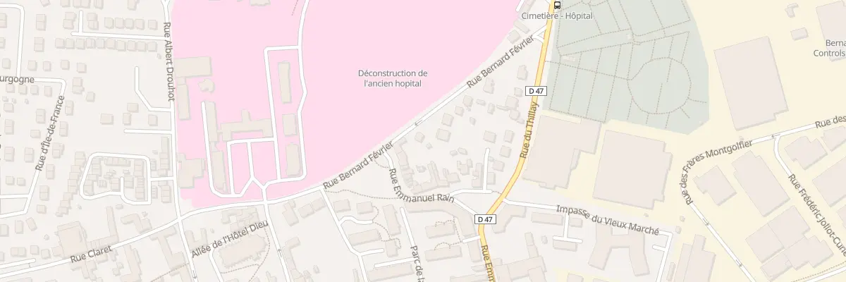 Plan du 32 Rue Bernard Février à Gonesse