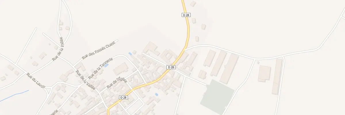 Plan du 25 Rue du Pont de Puiseaux à Boësses