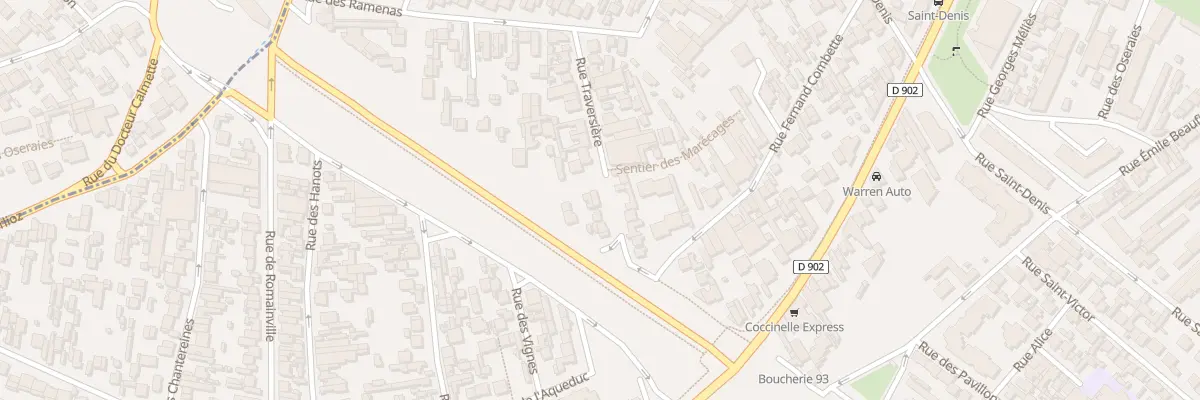 Plan du 15 Rue Traversiere à Montreuil