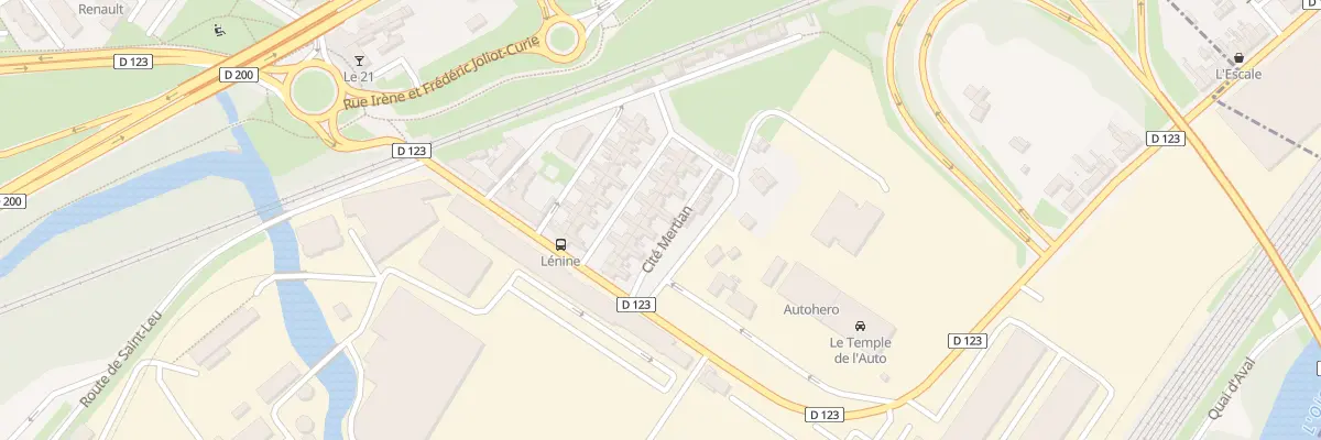 Plan du 14 Cite Mertian à Montataire