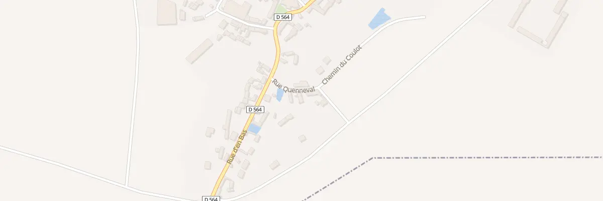 Plan du 94 Rue Quenneval à Brunvillers-la-Motte