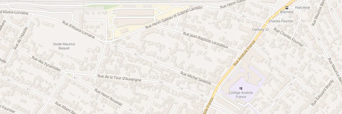Plan du 30 Rue Sedaine à Drancy