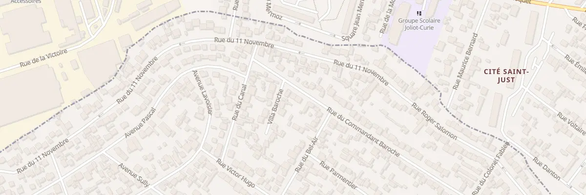 Plan du 61 Rue du Cdt Baroche à Drancy