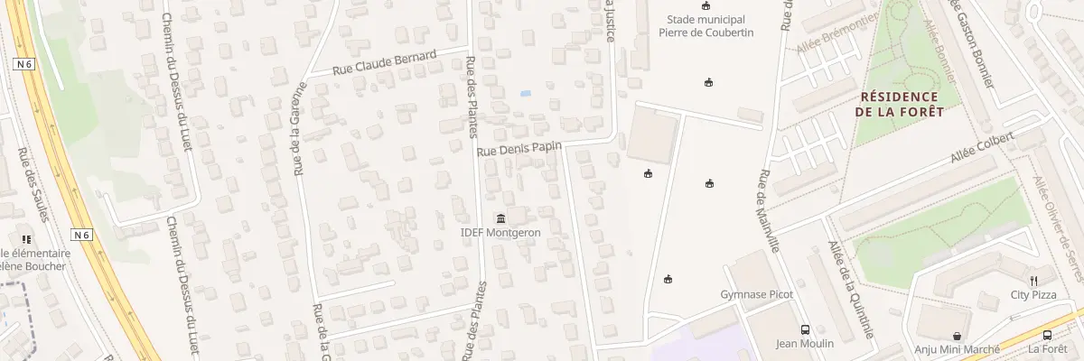 Plan du 74 Rue de la Justice à Montgeron