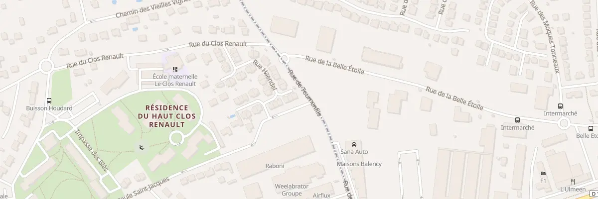 Plan du 25 Rue Haendel à Mennecy