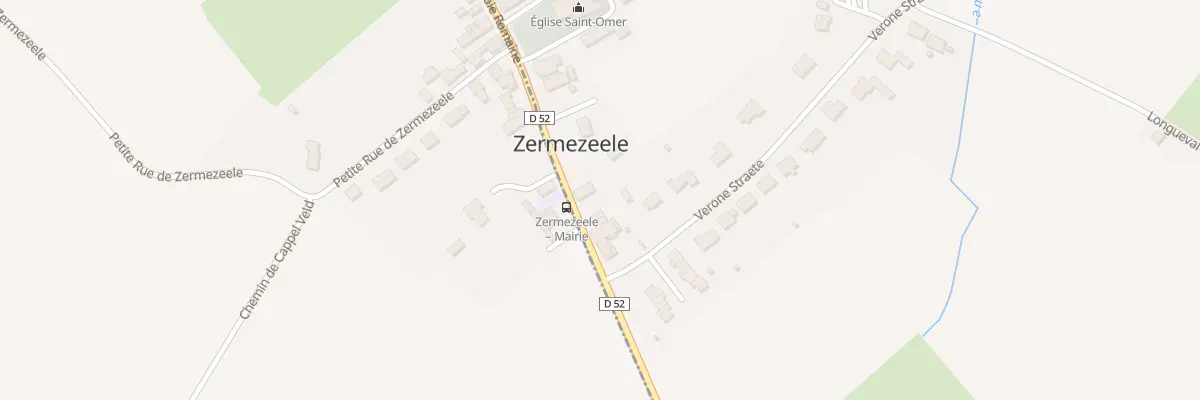 Plan du 962 Rue Voie Romaine à Zermezeele