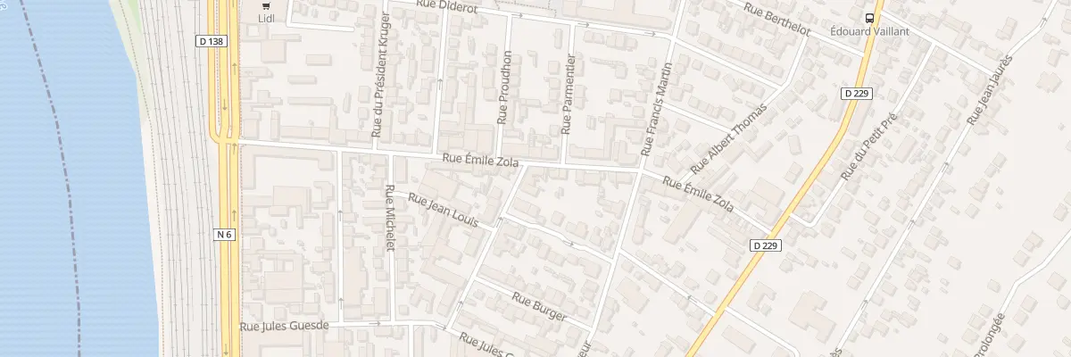 Plan du 26 Rue Emile Zola à Villeneuve-Saint-Georges