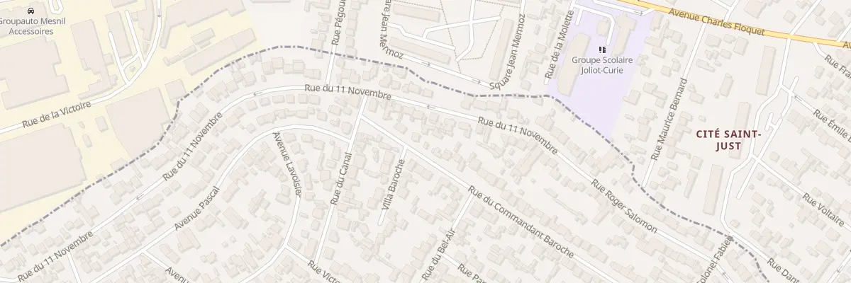 Plan du 66 Rue du Cdt Baroche à Drancy