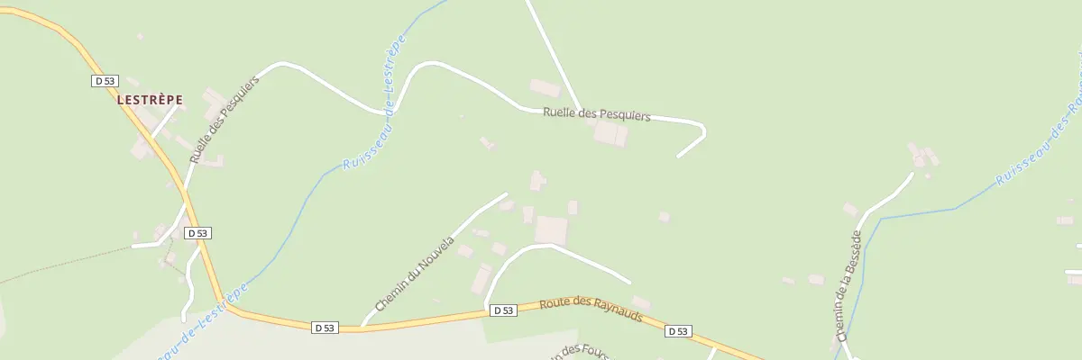 Plan du 8 Che du Nouvela à Saint-Amans-Soult