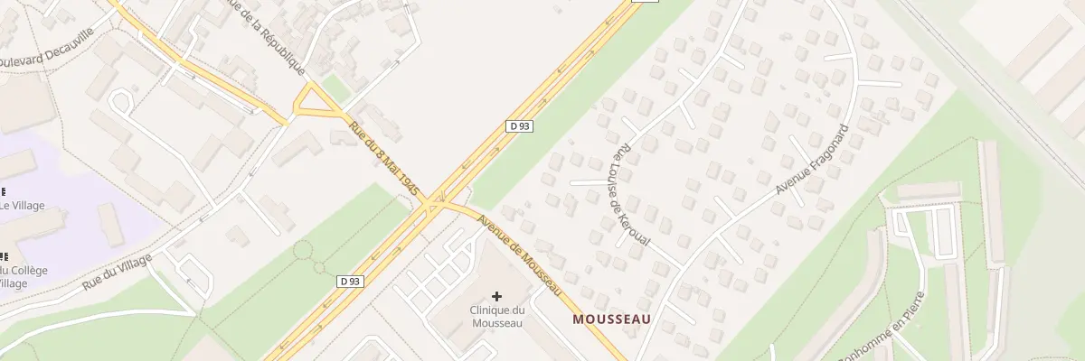 Plan du 40 Rue Louise de Keroual à Évry-Courcouronnes