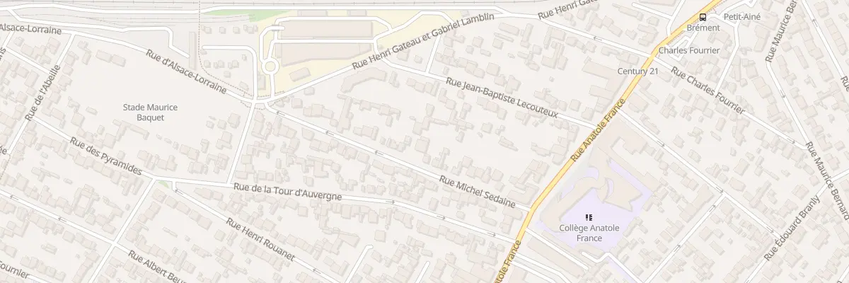 Plan du 28 Rue Sedaine à Drancy