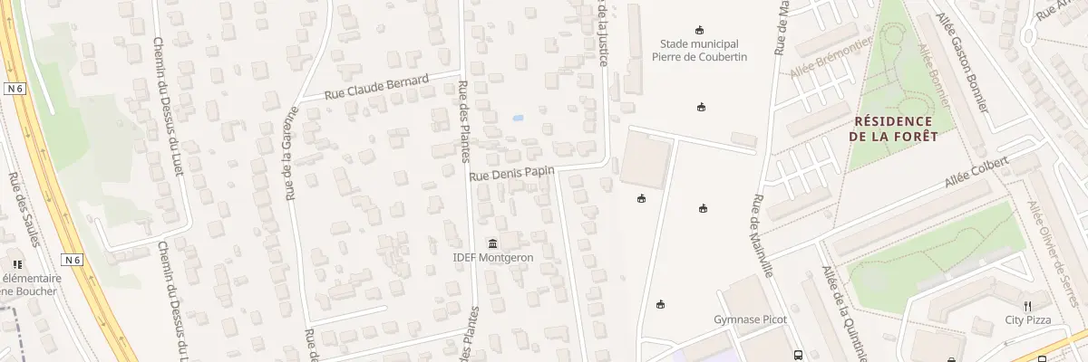Plan du 72 Rue de la Justice à Montgeron