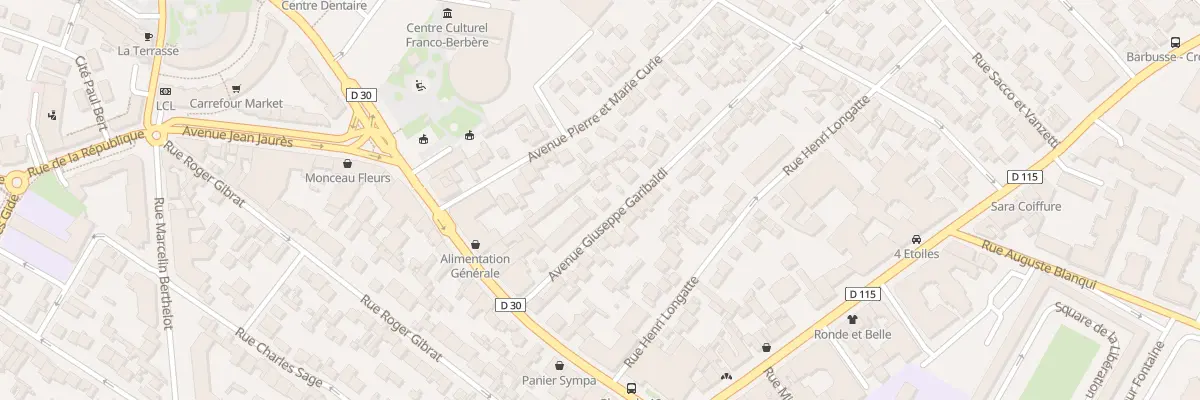 Plan du 19 Av Garibaldi à Drancy