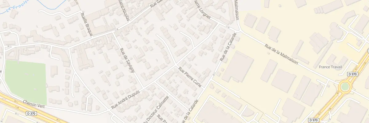 Plan du 12 Rue Auguste Morisseau à Gonesse