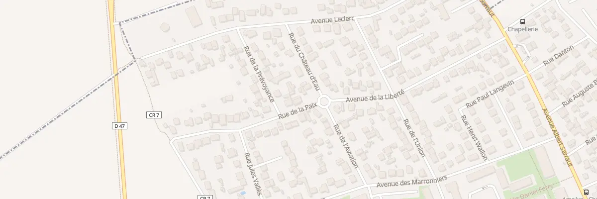 Plan du 4 Rue de la Paix à Goussainville