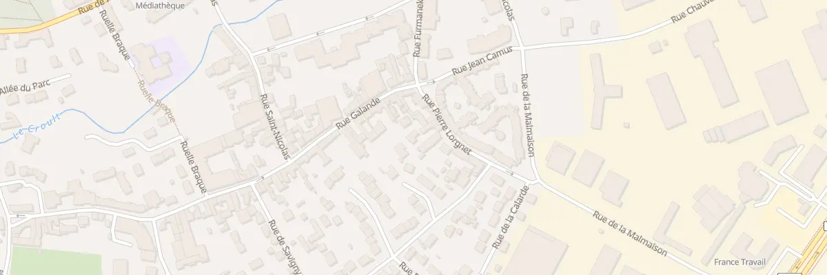 Plan du 12 Rue Pierre Lorgnet à Gonesse