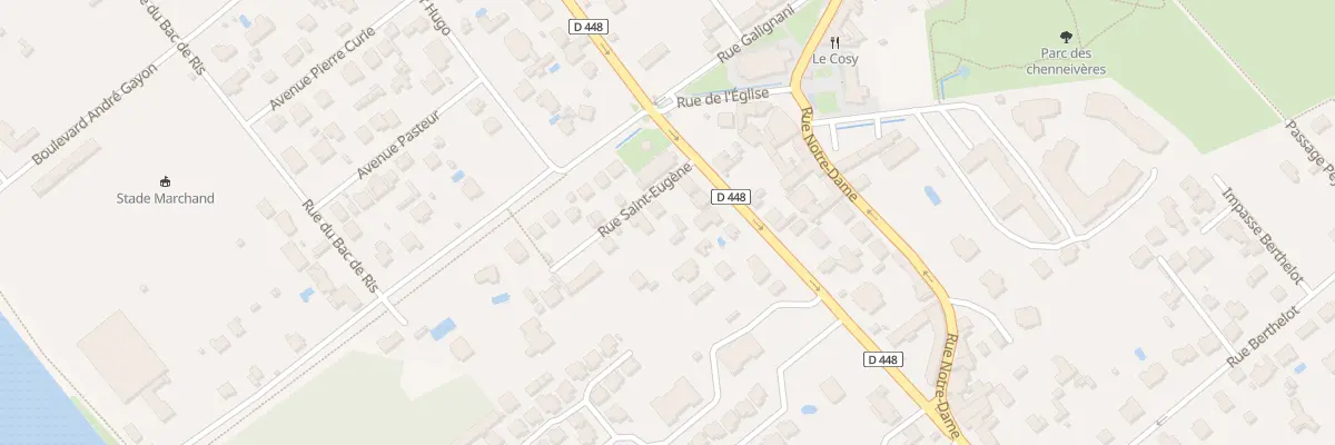 Plan du 6B Rue Saint Eugene à Soisy-sur-Seine