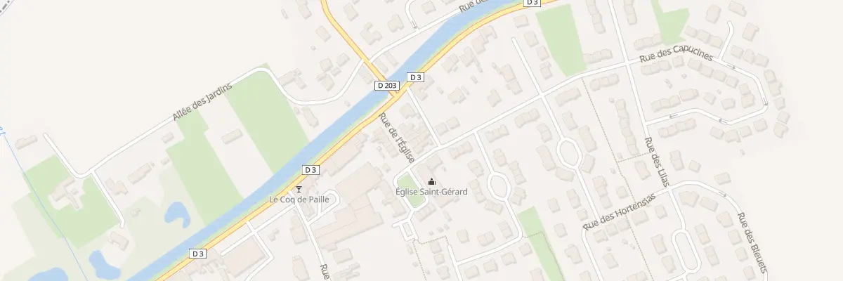 Plan du 8 Rue de l’Eglise à Hoymille