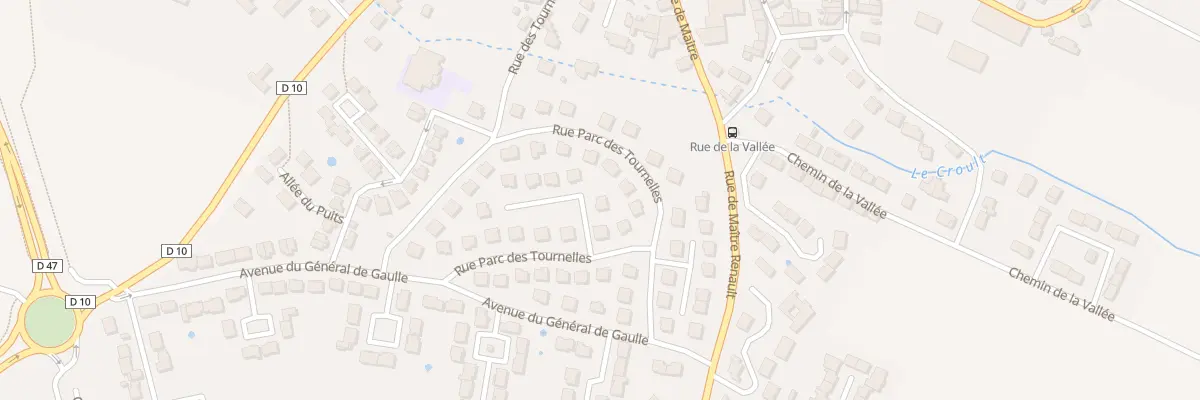 Plan du 54 Rue Parc des Tournelles à Fontenay-en-Parisis