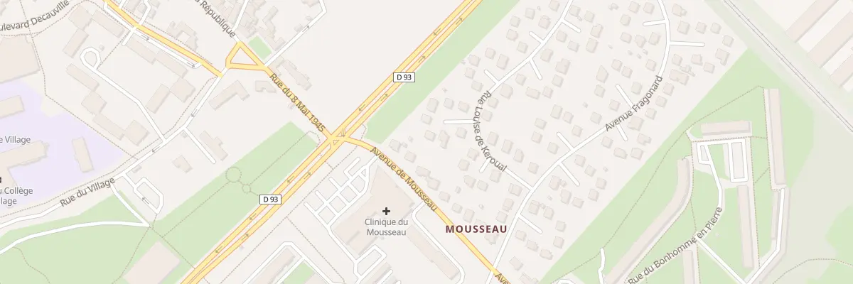 Plan du 42 Rue Louise de Keroual à Évry-Courcouronnes