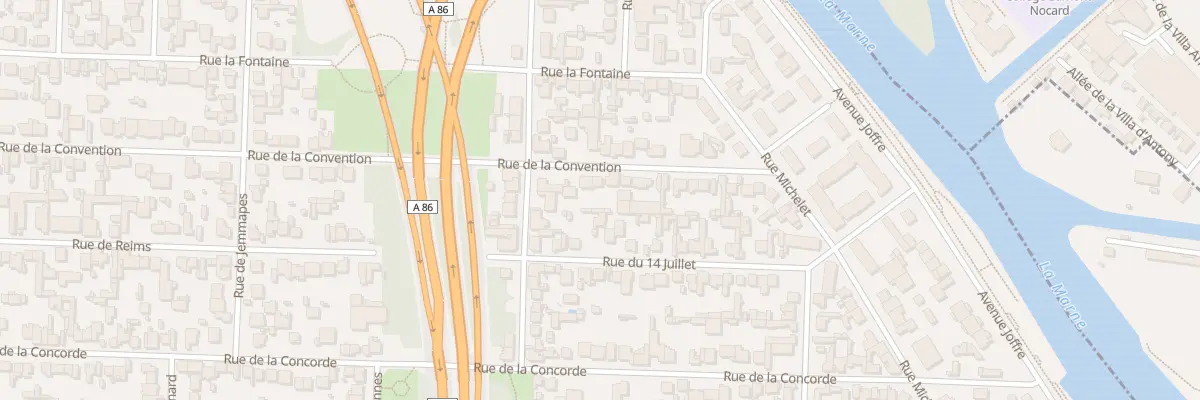 Plan du 72 Rue de la Convention à Maisons-Alfort