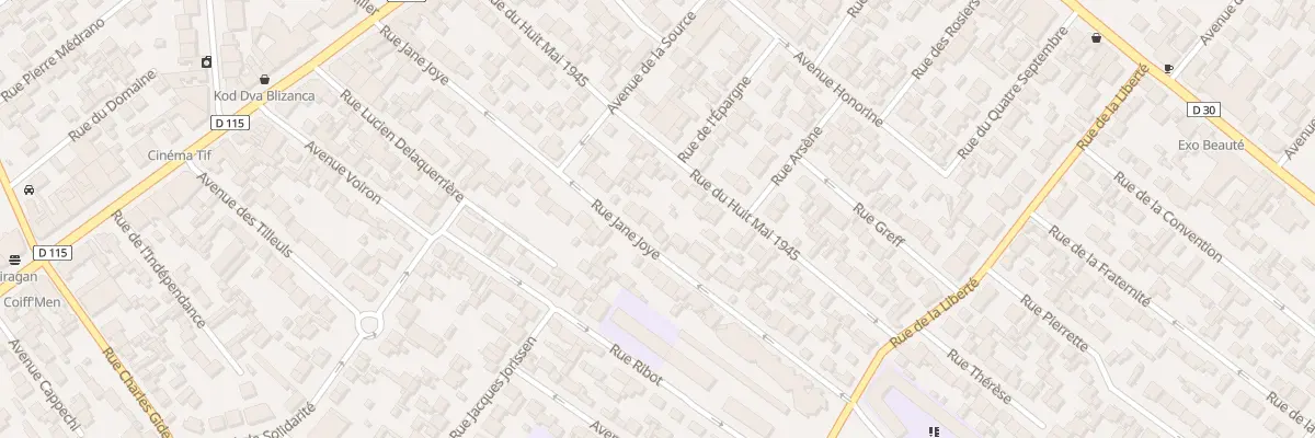 Plan du 39 Rue Jane Joye à Drancy